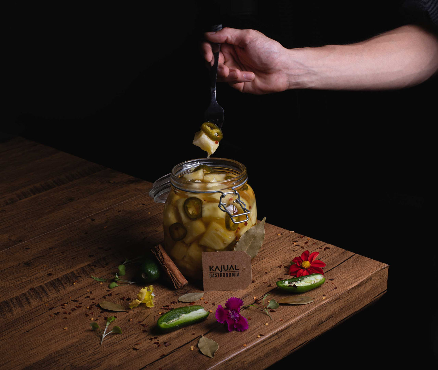 Pickled Pineapple & Jalapeños 500g